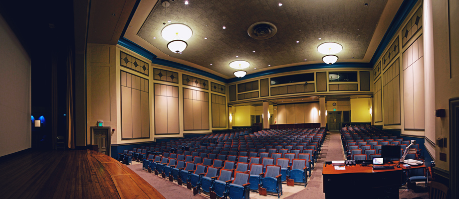 Gregory Hall 112 Auditorium panoramic
